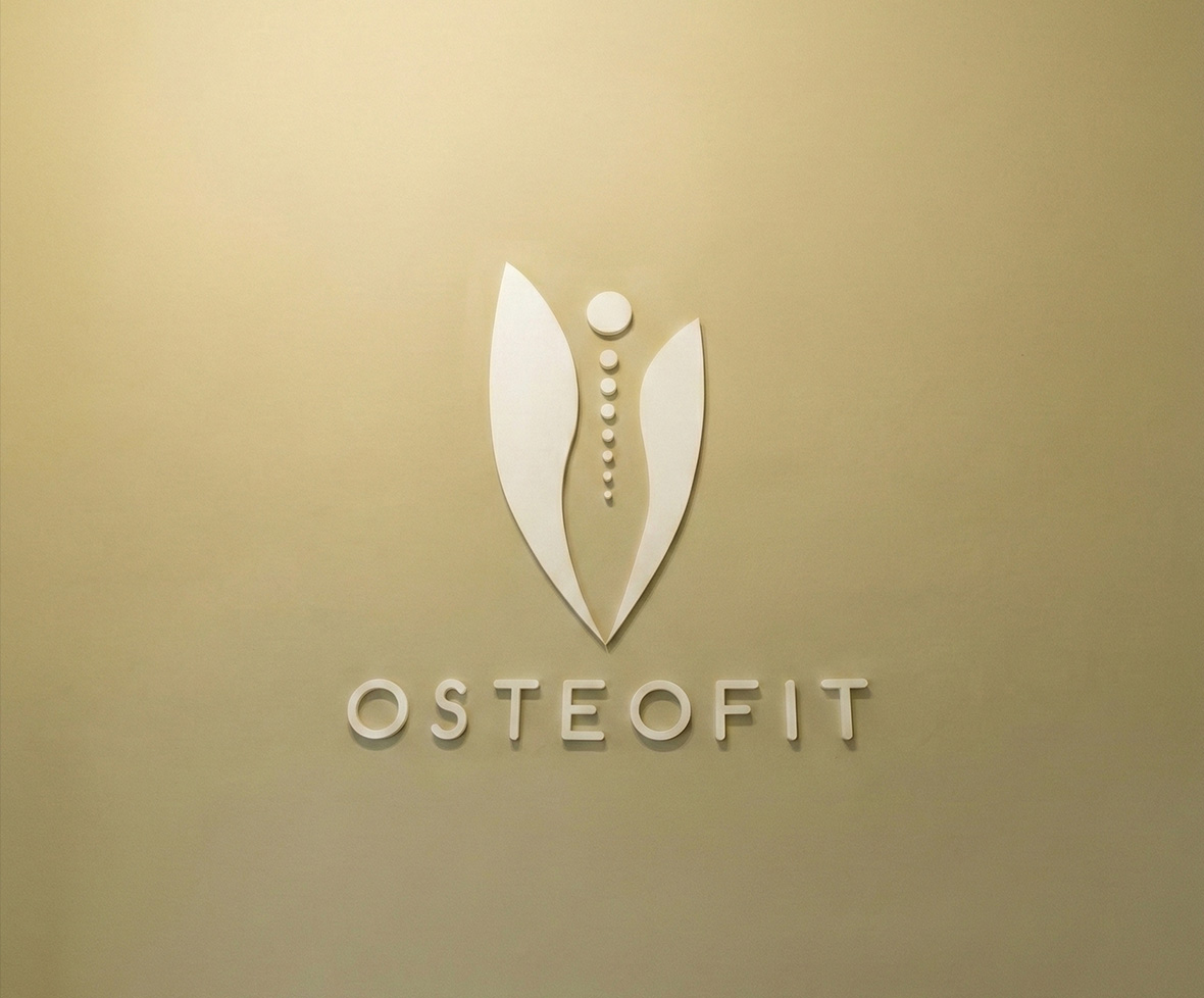 Osteofit Logo Σε τοιχό